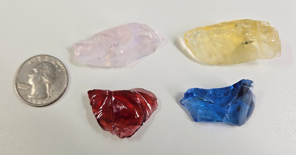 Rare Gem 4 Piece "Cultivate" Set Monatomic Andara Crystal 24.5 g. - Image 2
