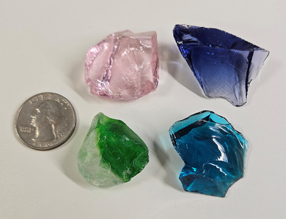 Rare Gem 4 Piece "Cultivate" Set Monatomic Andara Crystal 41.0 g. - Image 2