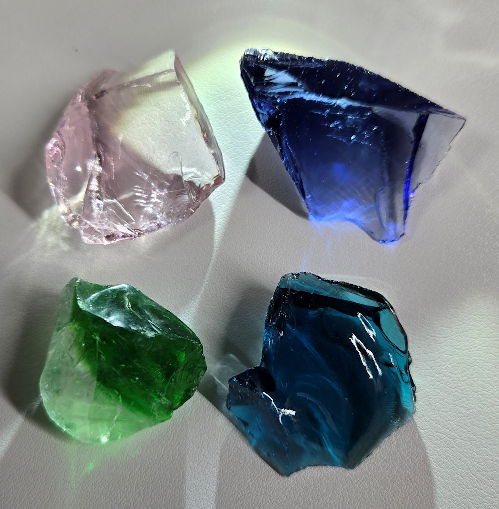 Rare Gem 4 Piece "Cultivate" Set Monatomic Andara Crystal 41.0 g.