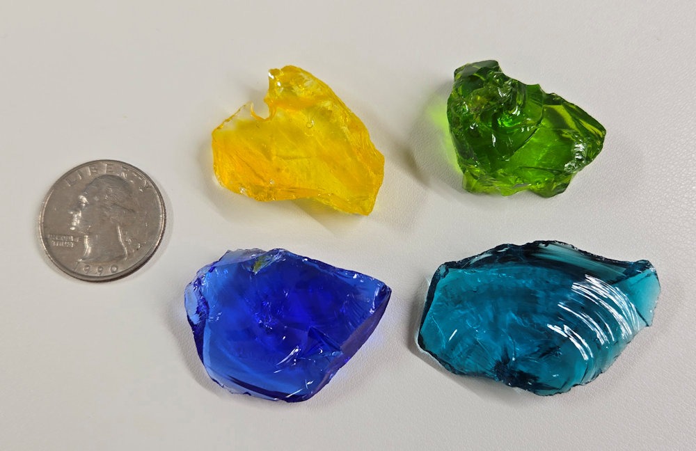 Gem 4 Piece "Cultivate" Set Monatomic Andara Crystal 39.1 g. - Image 2