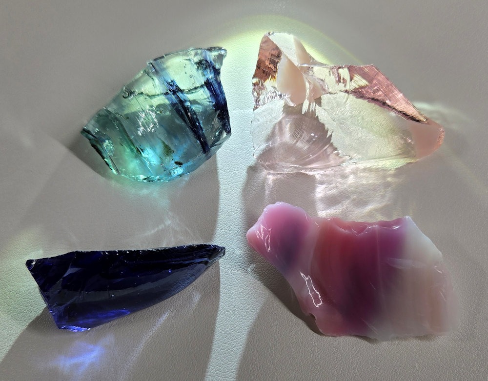 Rare Gem 4 Piece "Cultivate" Set Monatomic Andara Crystal 50.0 g.