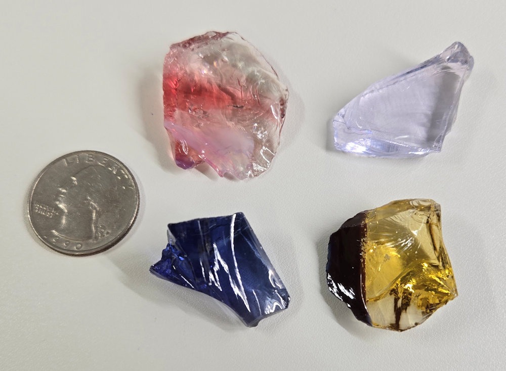 Rare Gem 4 Piece "Cultivate" Set Monatomic Andara Crystal 31.7 g. - Image 2