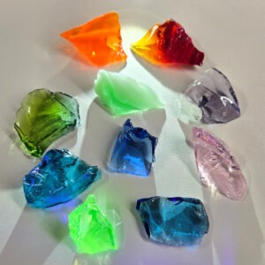 Rare Gem 10 Piece Pendant Set Monatomic Andara Crystal 53.9 g.