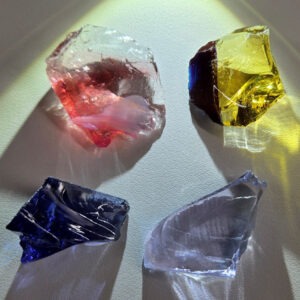 Rare Gem 4 Piece "Cultivate" Set Monatomic Andara Crystal 31.7 g.