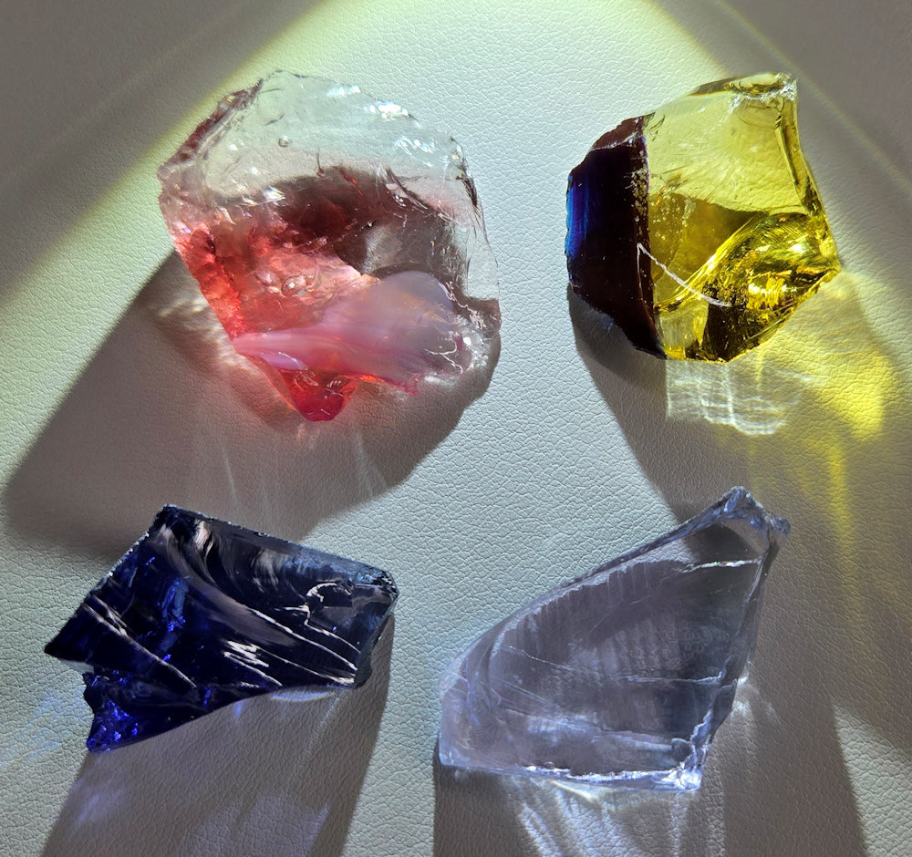 Rare Gem 4 Piece "Cultivate" Set Monatomic Andara Crystal 31.7 g.