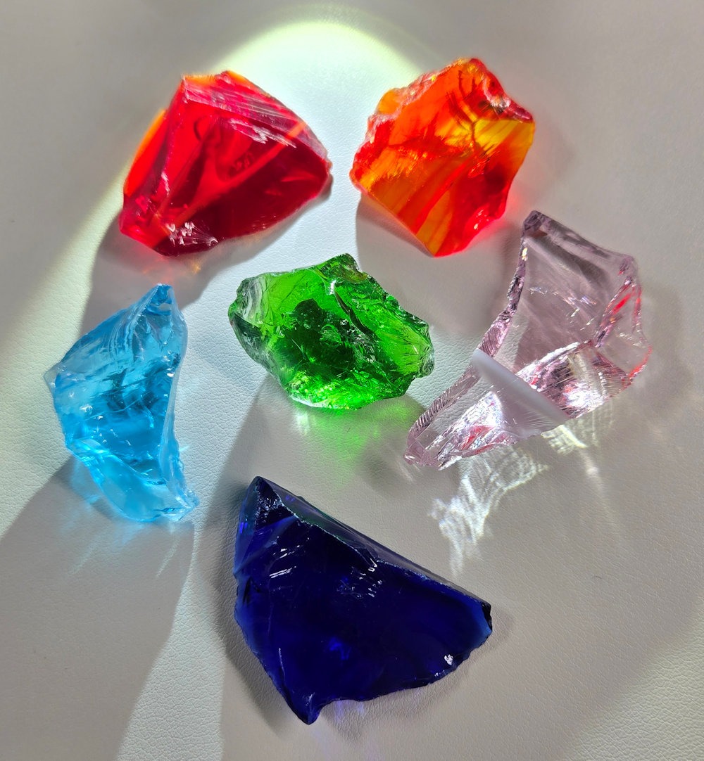 Rare Gem 6 Piece "Balance and Harmony" Set Monatomic Andara Crystal 60.7 g.