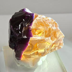 Rare Gem Multi Lemurian Etherium Gold/Raspberry/Violet Amethyst/Pastel Earth Shaman Monatomic Andara Crystal 33.0 g.