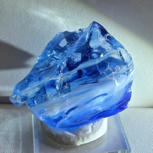 *Extremely Rare* Gem Banded Angel Aura Lady Nellie/Angel Aura Ice/Sapphire/Tanzanite/Pastel Ice Monatomic Andara Crystal 53.3 g.