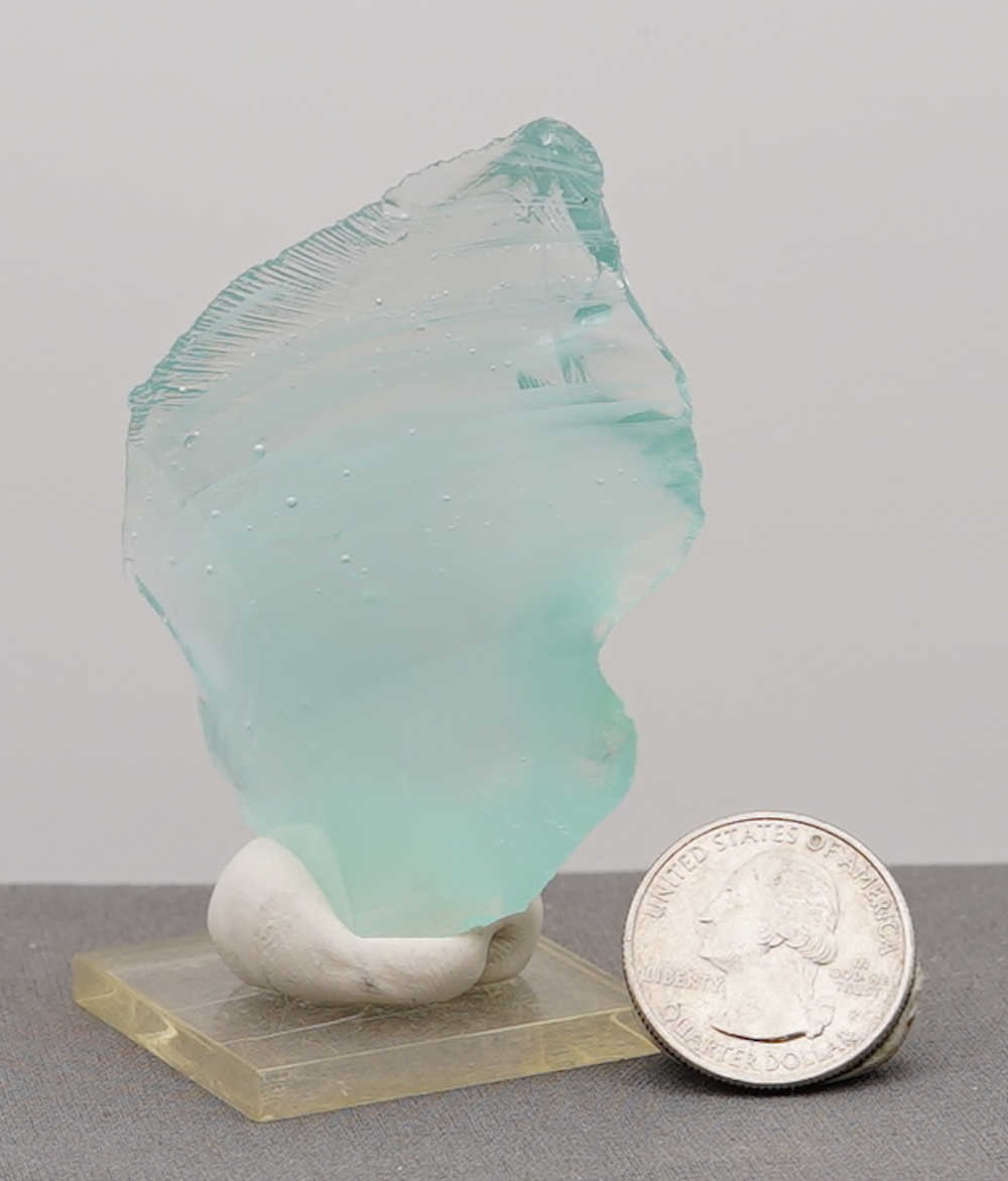 *Clearance Sale 30% Off!* Rare Gem Bicolor Angel Aura Bleu Topaz Monatomic Andara Crystal 43.7 g. - Image 14