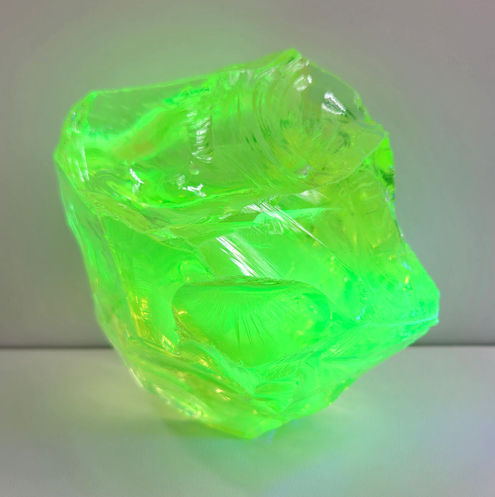 Rare Gem Angel Aura Radium "Heart" Monatomic Andara Crystal 293.3 g. - Image 4
