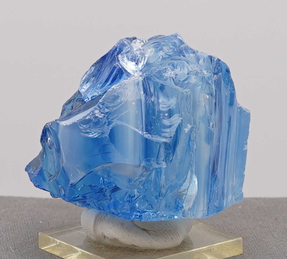 *Extremely Rare* Gem Banded Angel Aura Lady Nellie/Angel Aura Ice/Sapphire/Tanzanite/Pastel Ice "Heart" Monatomic Andara Crystal 115.7 g. - Image 5