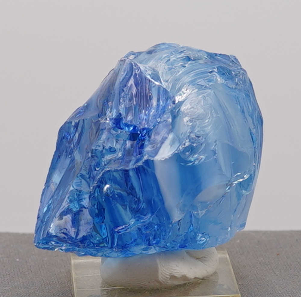 *Extremely Rare* Gem Banded Angel Aura Lady Nellie/Angel Aura Ice/Sapphire/Tanzanite/Pastel Ice "Heart" Monatomic Andara Crystal 115.7 g. - Image 6