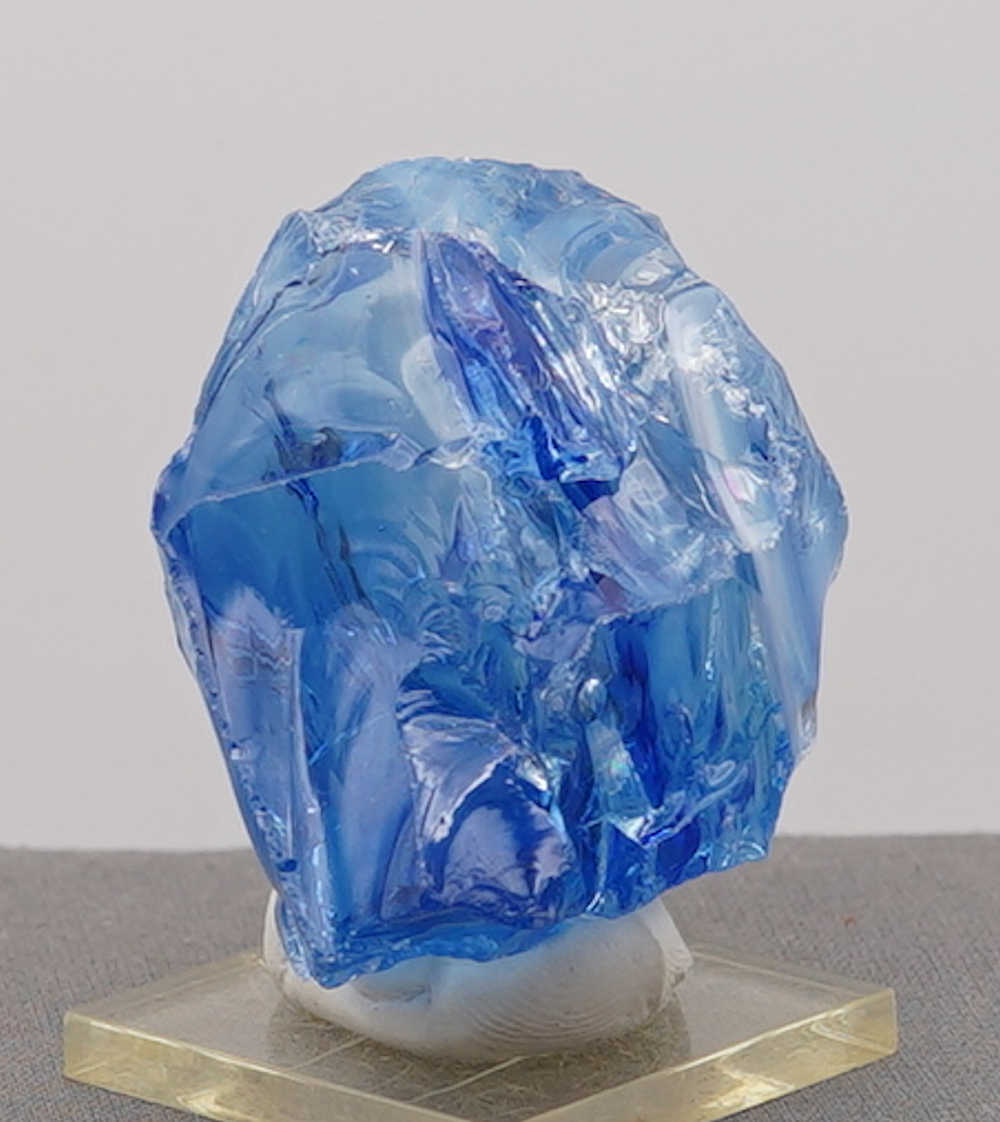*Extremely Rare* Gem Banded Angel Aura Lady Nellie/Angel Aura Ice/Sapphire/Tanzanite/Pastel Ice "Heart" Monatomic Andara Crystal 115.7 g. - Image 7