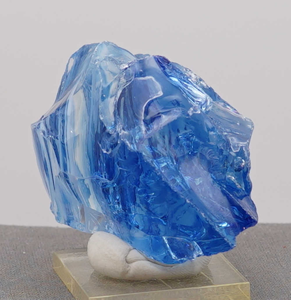 *Extremely Rare* Gem Banded Angel Aura Lady Nellie/Angel Aura Ice/Sapphire/Tanzanite/Pastel Ice "Heart" Monatomic Andara Crystal 115.7 g. - Image 8
