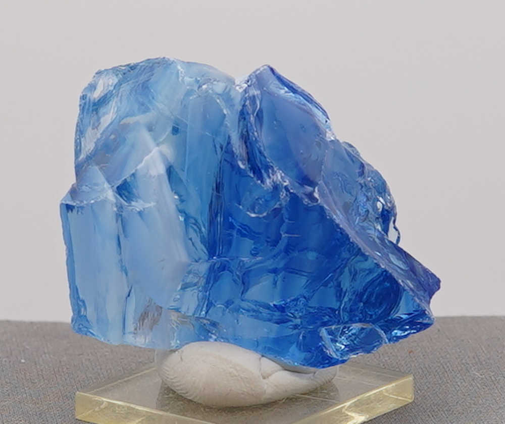 *Extremely Rare* Gem Banded Angel Aura Lady Nellie/Angel Aura Ice/Sapphire/Tanzanite/Pastel Ice "Heart" Monatomic Andara Crystal 115.7 g. - Image 9