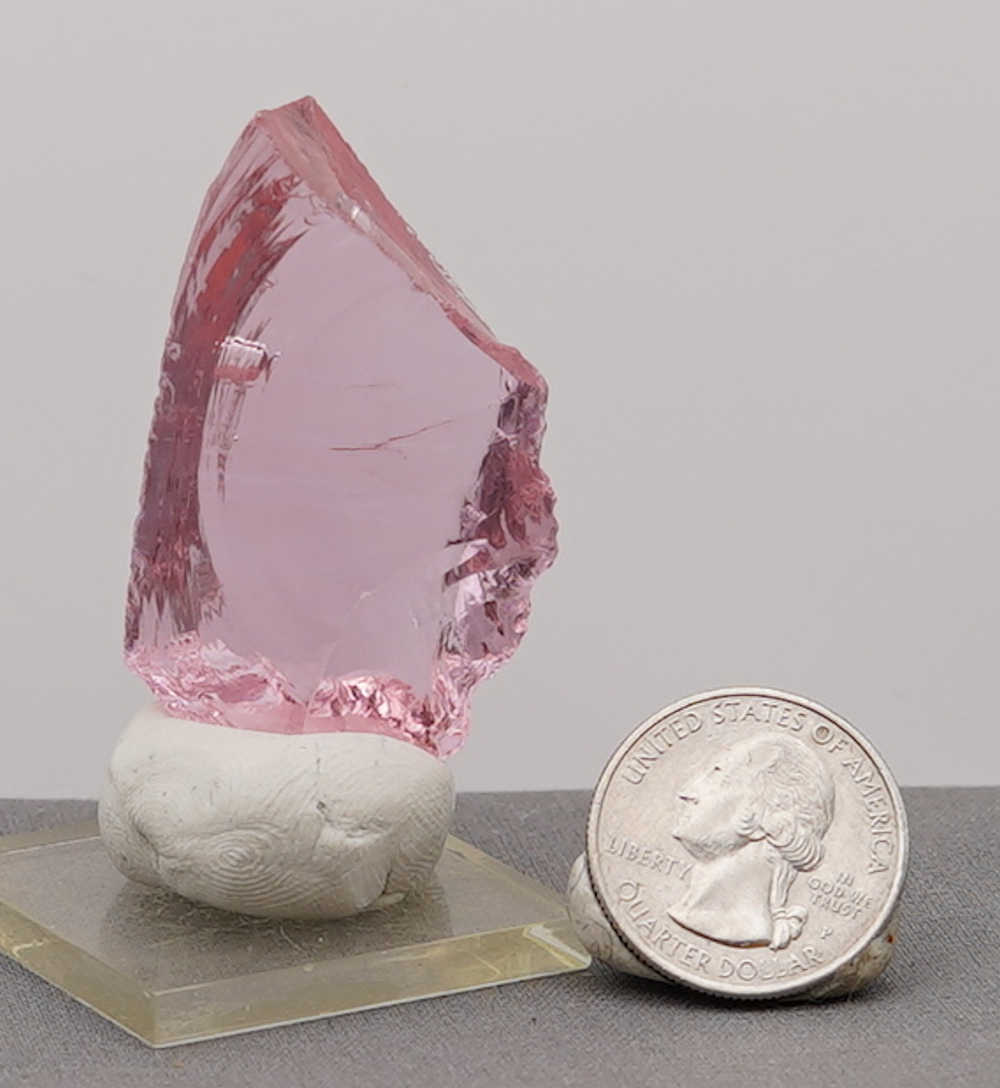 Rare Gem Rose Gold with bubble Monatomic Andara Crystal 33.3 g. - Image 10