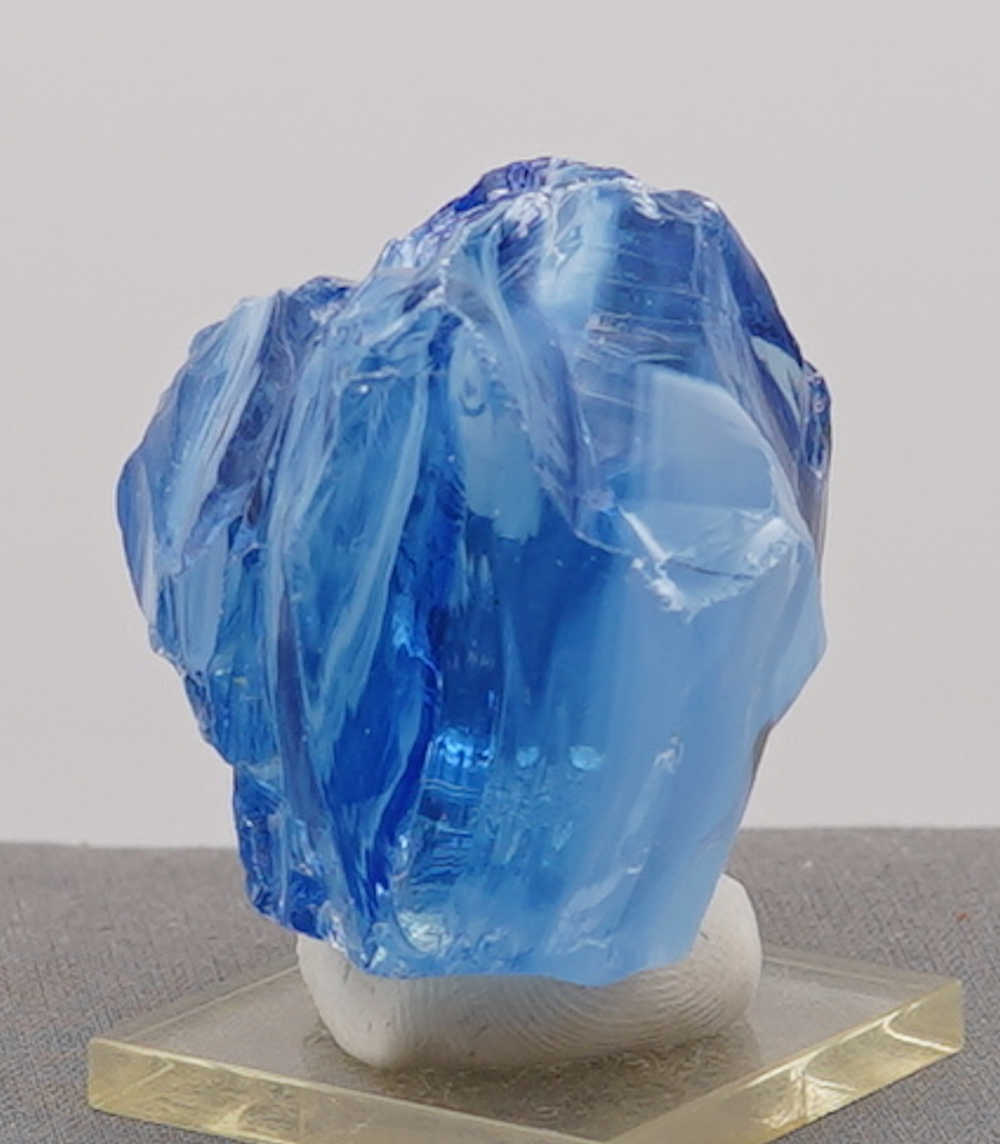 *Extremely Rare* Gem Banded Angel Aura Lady Nellie/Angel Aura Ice/Sapphire/Tanzanite/Pastel Ice "Heart" Monatomic Andara Crystal 115.7 g. - Image 11