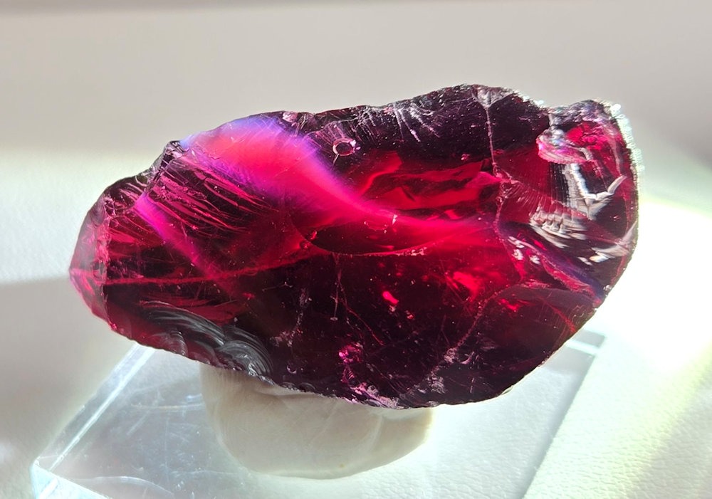 Rare Gem Angel Aura Raspberry Resonance/Pastel Pink Monatomic Andara Crystal 19.3 g.