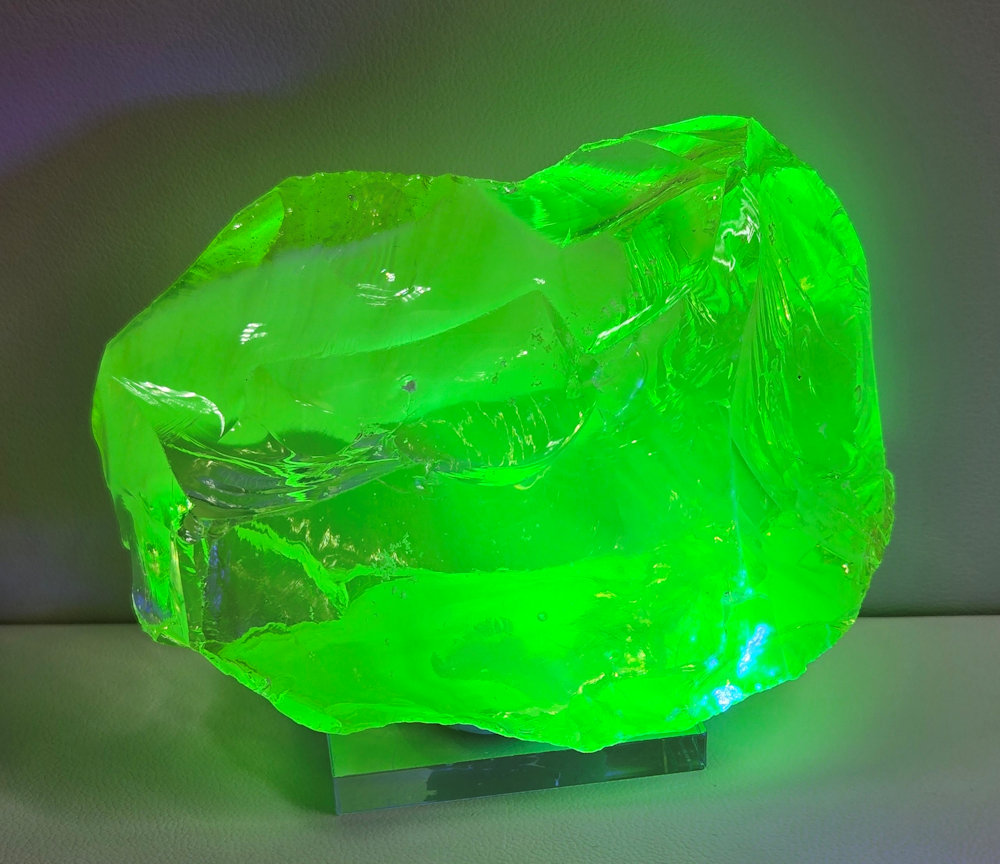 Rare Gem Angel Aura Radium/Pastel Ice "Heart" Monatomic Andara Crystal 204.8 g.