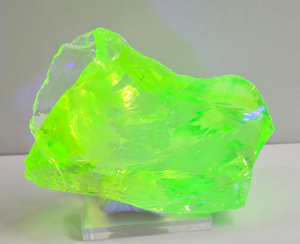 Rare Gem Angel Aura Radium "Heart" Monatomic Andara Crystal 107.3 g.