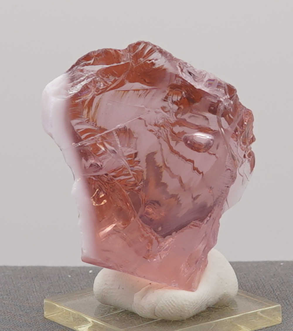 Rare Gem Angel Aura HGW Pink/Pastel Ice with bubbles Monatomic Andara Crystal 72.3 g. - Image 2
