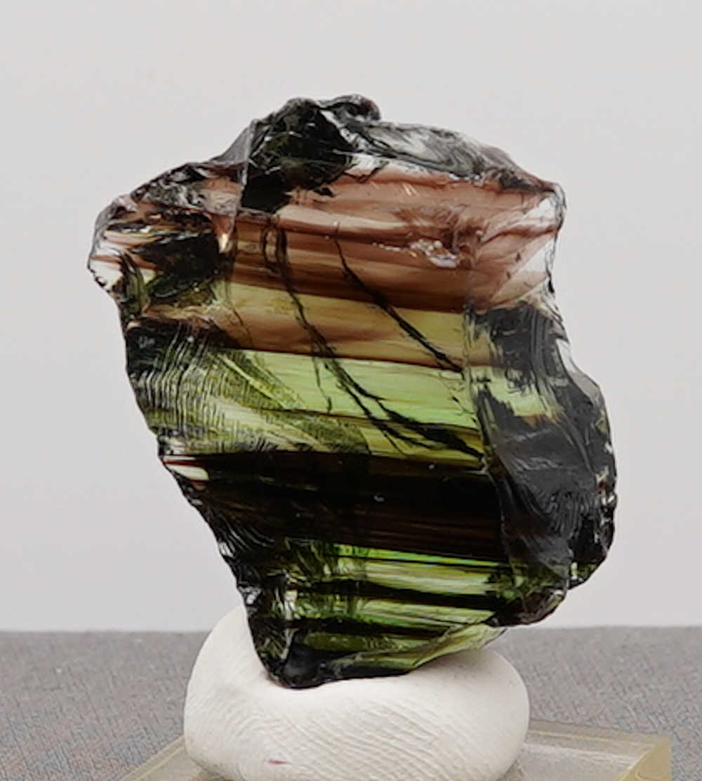 *Extremely Rare* Gem Multi Celestial Gold/Emerald/Ice/Earth Shaman Monatomic Andara Crystal 40.3 g. - Image 3