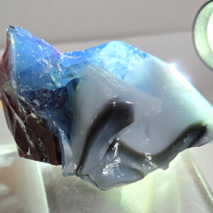 *Extremely Rare* Gem Angel Aura Celestial Gold/Dragon's Blood/Pastel Ice/Sapphire/Iridium Black Monatomic Andara Crystal 48.1 g.
