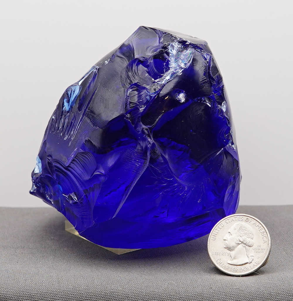 *Limited Time Special 30% Off!* Gem Tanzanite Fire "Heart" Monatomic Andara Crystal 620.0 g. - Image 13