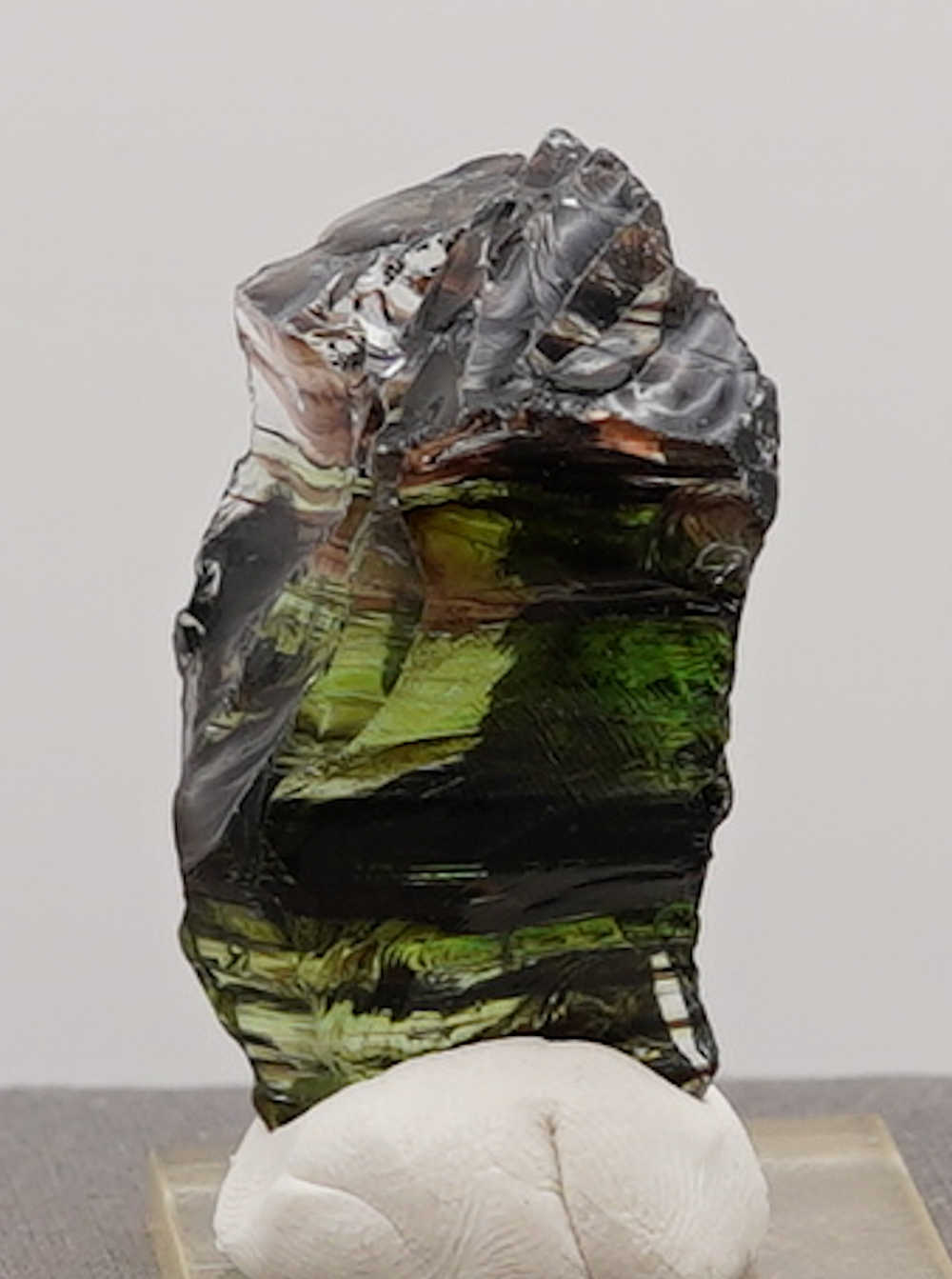 *Extremely Rare* Gem Multi Celestial Gold/Emerald/Ice/Earth Shaman Monatomic Andara Crystal 40.3 g. - Image 5