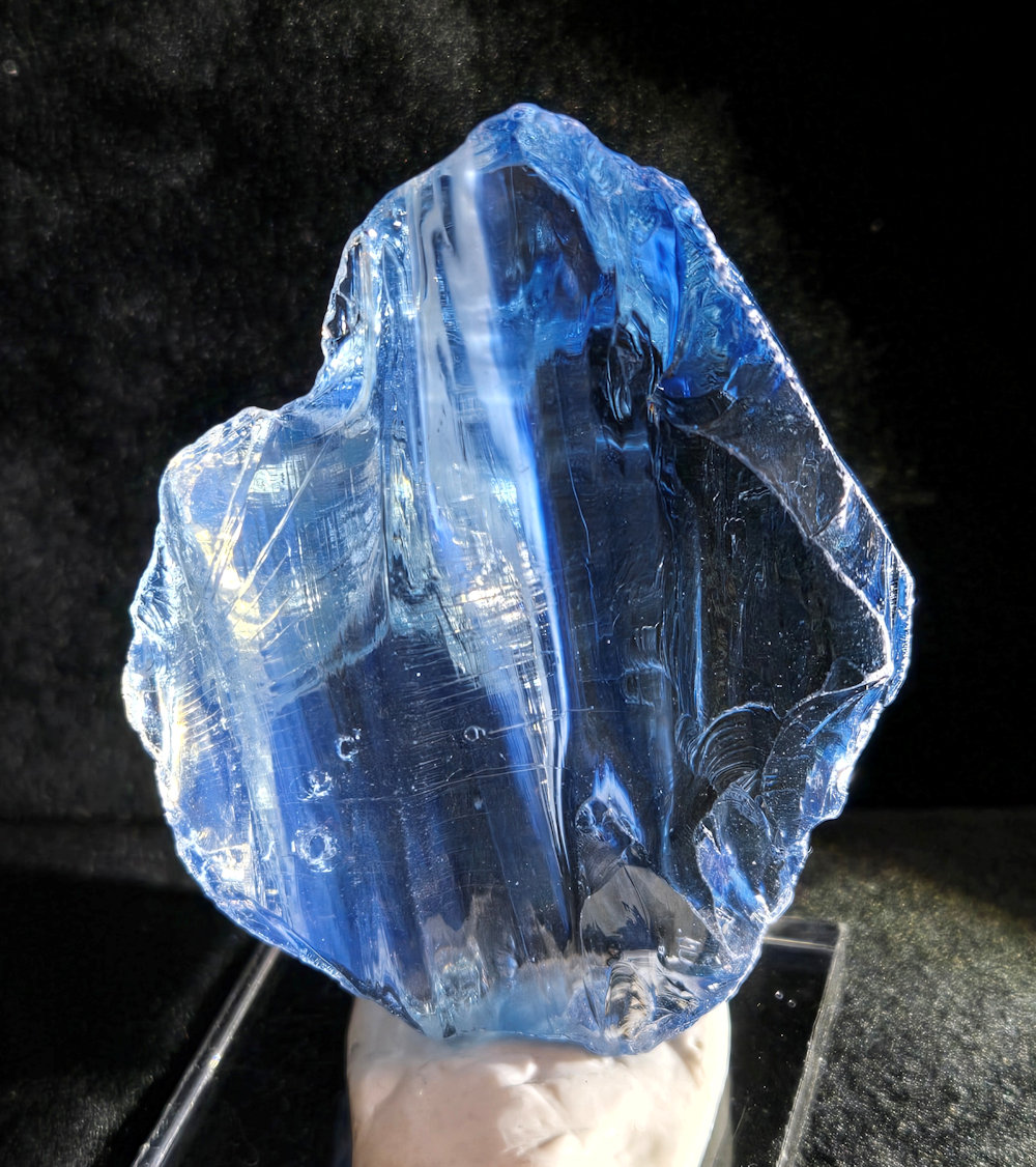 *Extremely Rare* Gem Banded Angel Aura Lady Nellie/Angel Aura Ice/Sapphire Monatomic Andara Crystal 47.9 g. - Image 5