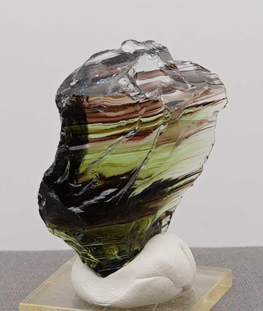 *Extremely Rare* Gem Multi Celestial Gold/Emerald/Ice/Earth Shaman Monatomic Andara Crystal 40.3 g. - Image 6