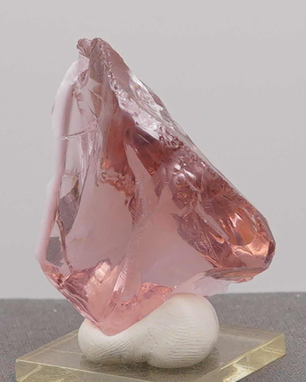 Rare Gem Angel Aura HGW Pink/Pastel Ice with bubbles Monatomic Andara Crystal 72.3 g. - Image 6