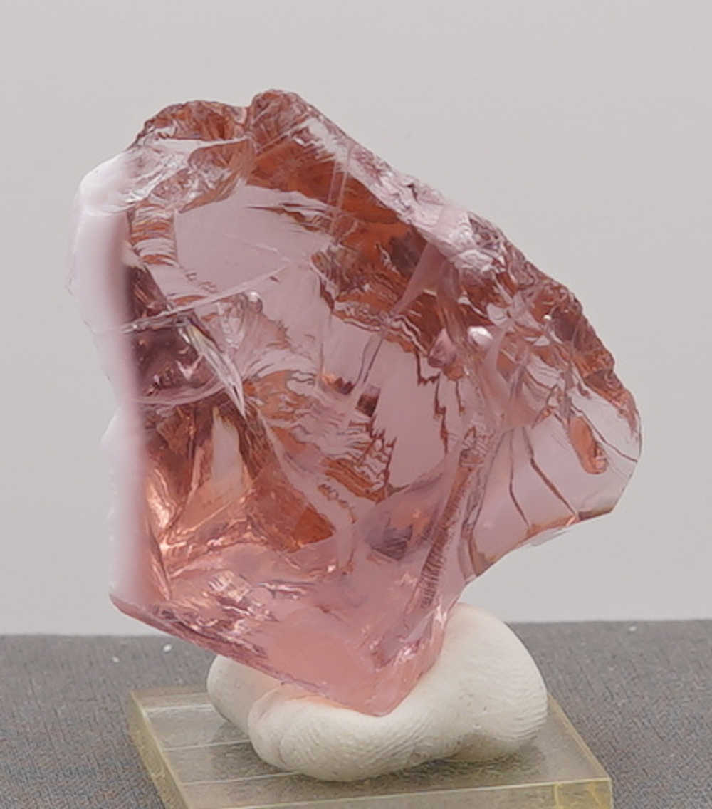 Rare Gem Angel Aura HGW Pink/Pastel Ice with bubbles Monatomic Andara Crystal 72.3 g. - Image 7