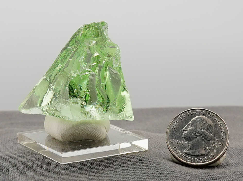 Gem Celestial Gold Green with bubbles Monatomic Andara Crystal 35.5 g. - Image 8