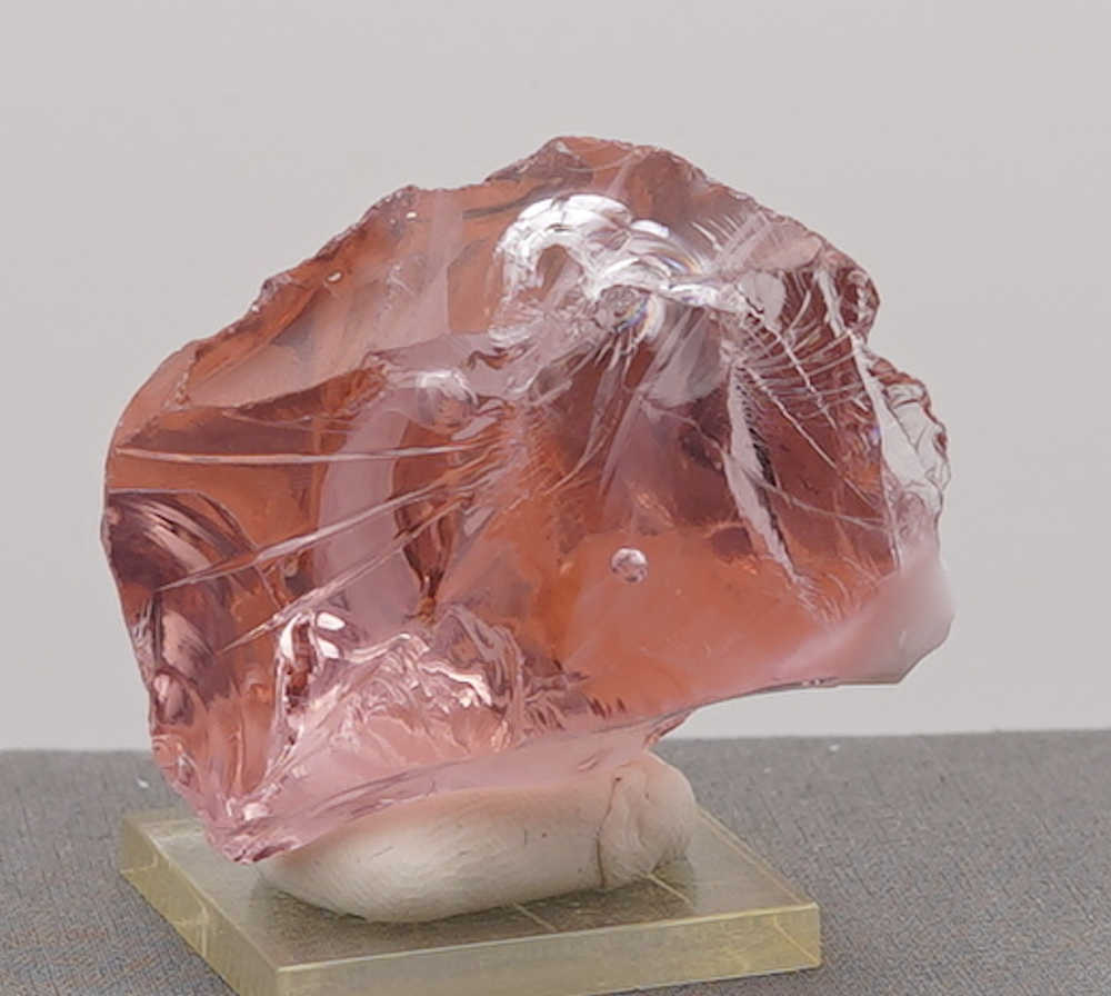 Rare Gem Angel Aura HGW Pink/Pastel Ice with bubbles Monatomic Andara Crystal 72.3 g. - Image 9