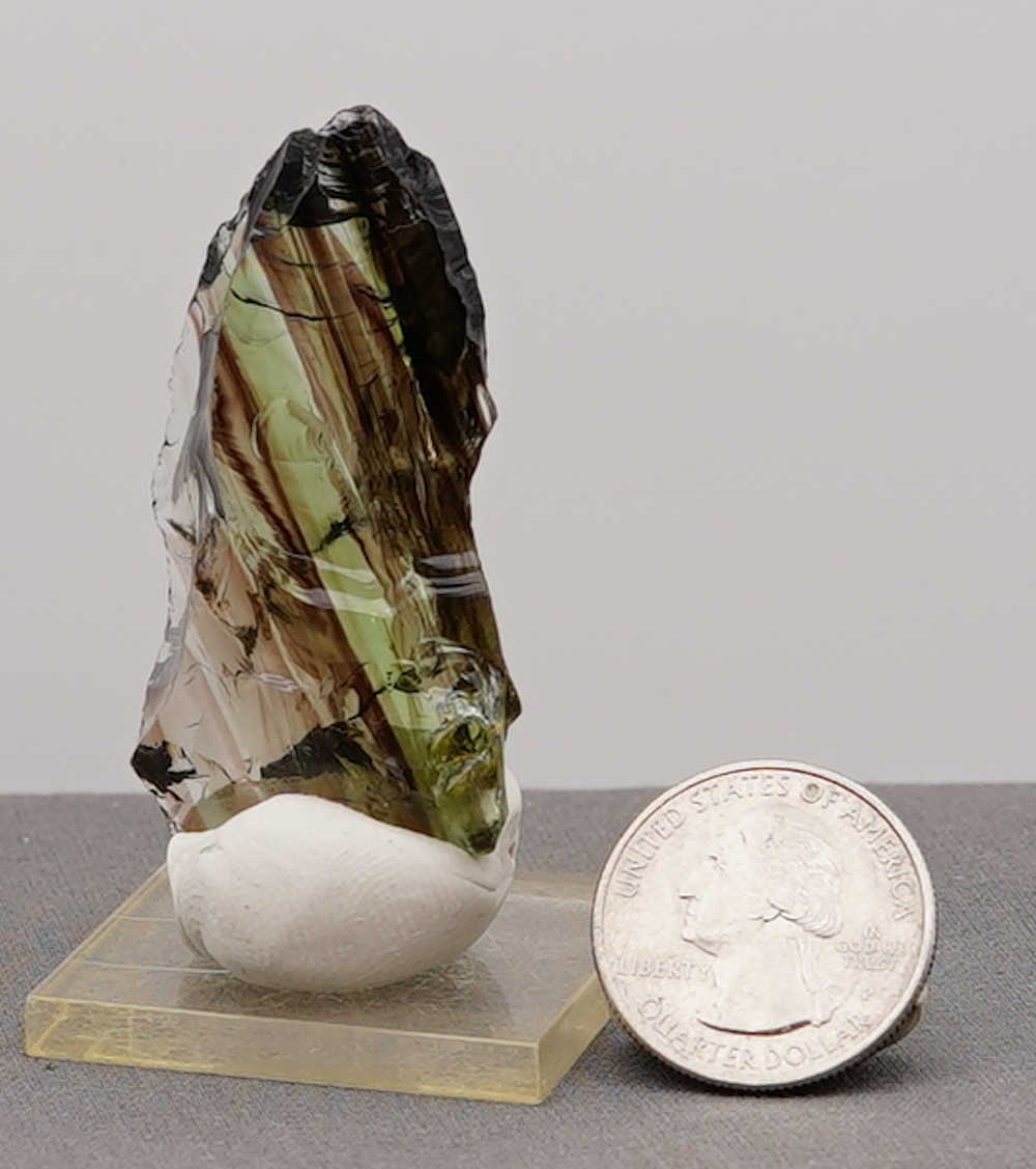 *Extremely Rare* Gem Multi Celestial Gold/Emerald/Ice/Earth Shaman Monatomic Andara Crystal 25.3 g. - Image 11