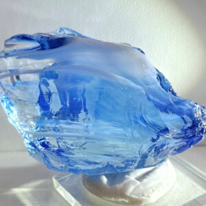 *Extremely Rare* Gem Banded Angel Aura Lady Nellie/Angel Aura Ice/Sapphire/Pastel Ice Monatomic Andara Crystal 70.7 g.