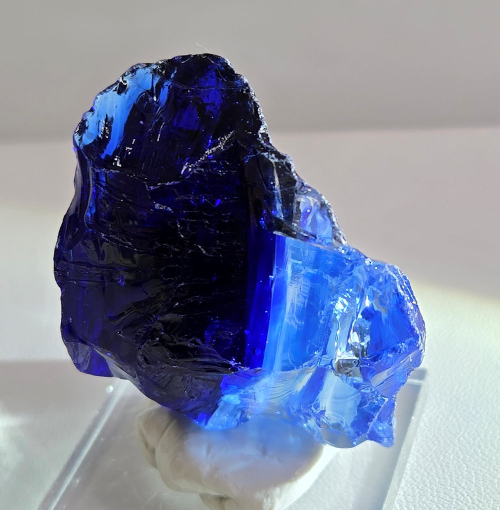 *Extremely Rare* Gem Banded Angel Aura Lady Nellie/Angel Aura Ice/Sapphire/Tanzanite/Pastel Ice Monatomic Andara Crystal 36.0 g. - Image 3