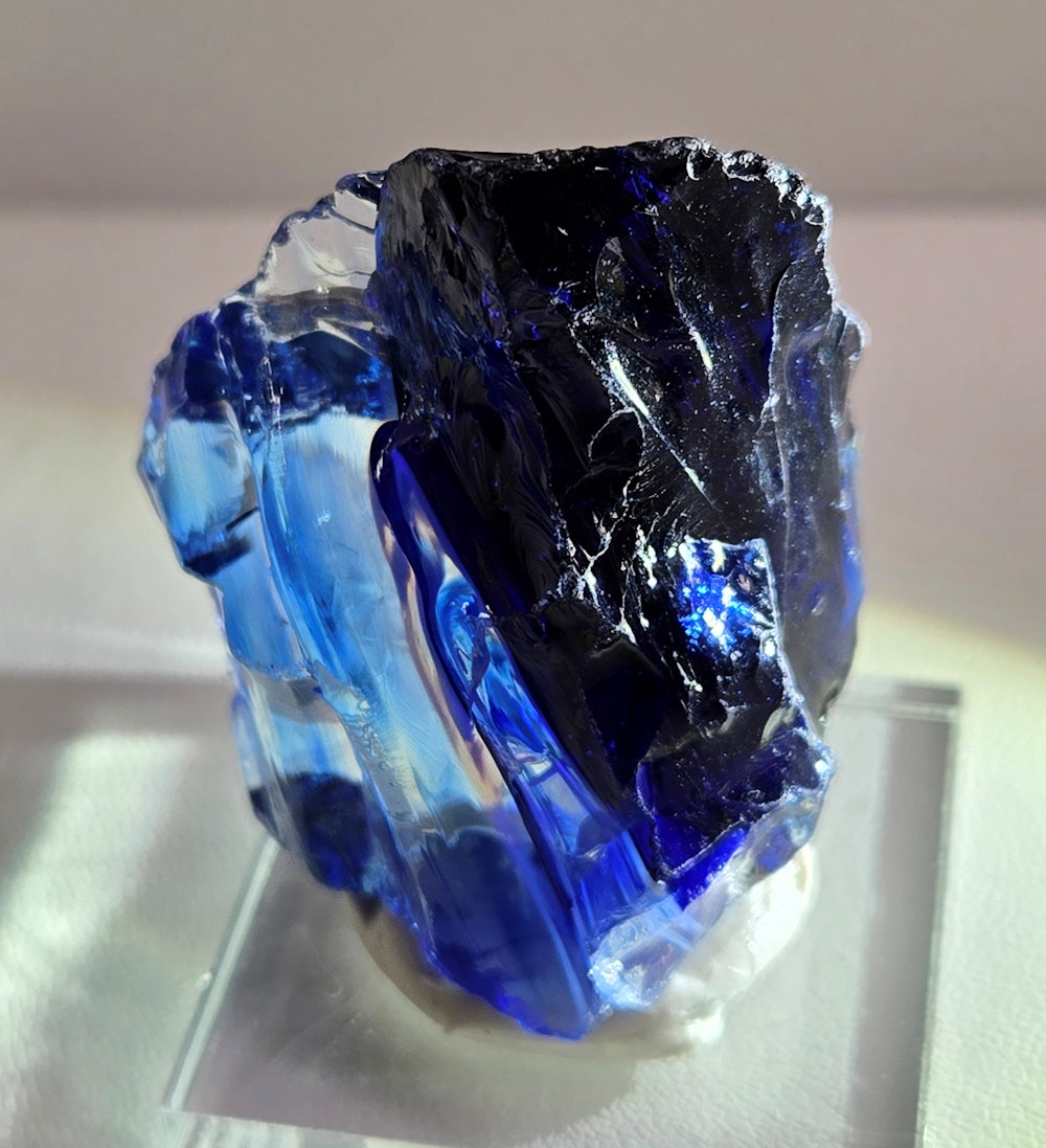 *Extremely Rare* Gem Banded Angel Aura Lady Nellie/Angel Aura Ice/Sapphire/Tanzanite/Pastel Ice Monatomic Andara Crystal 36.0 g. - Image 4