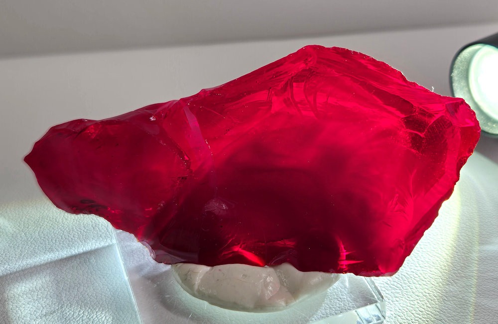 Rare Gem Angel Aura Scarlet Shift/Earth Shaman Monatomic Andara Crystal 51.4 g.