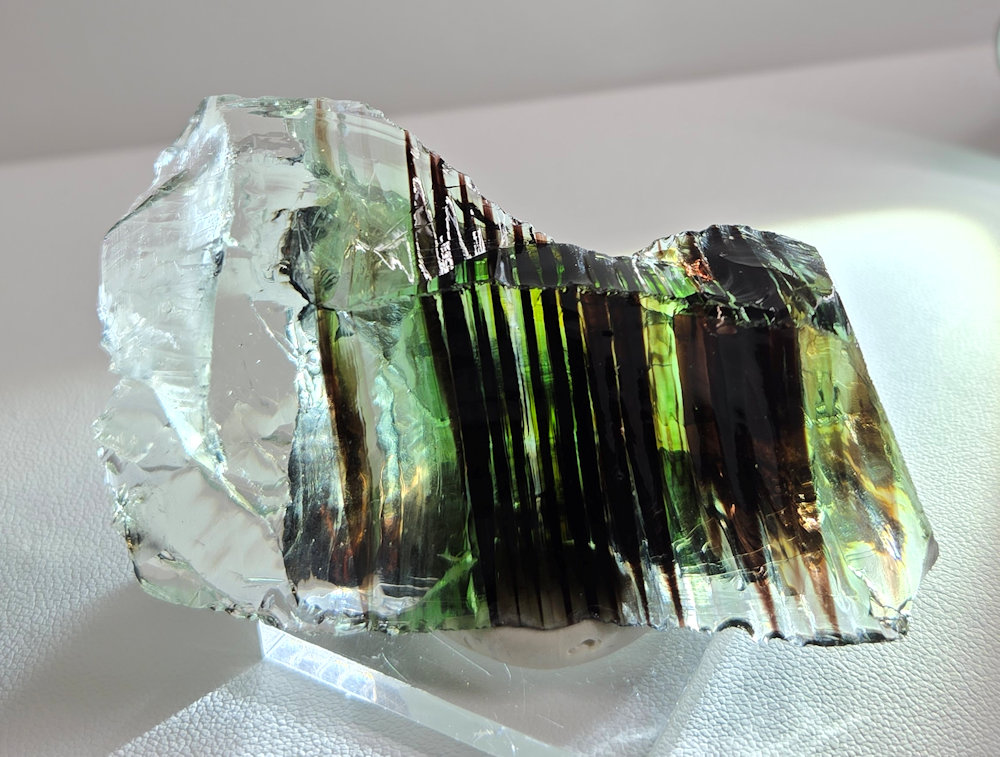 *Extremely Rare* Gem Multi Celestial Gold/Emerald/Ice/Earth Shaman Monatomic Andara Crystal 71.9 g.