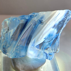 *Extremely Rare* Gem Banded Angel Aura Lady Nellie/Angel Aura Ice/Sapphire/Pastel Ice Monatomic Andara Crystal 39.6 g.