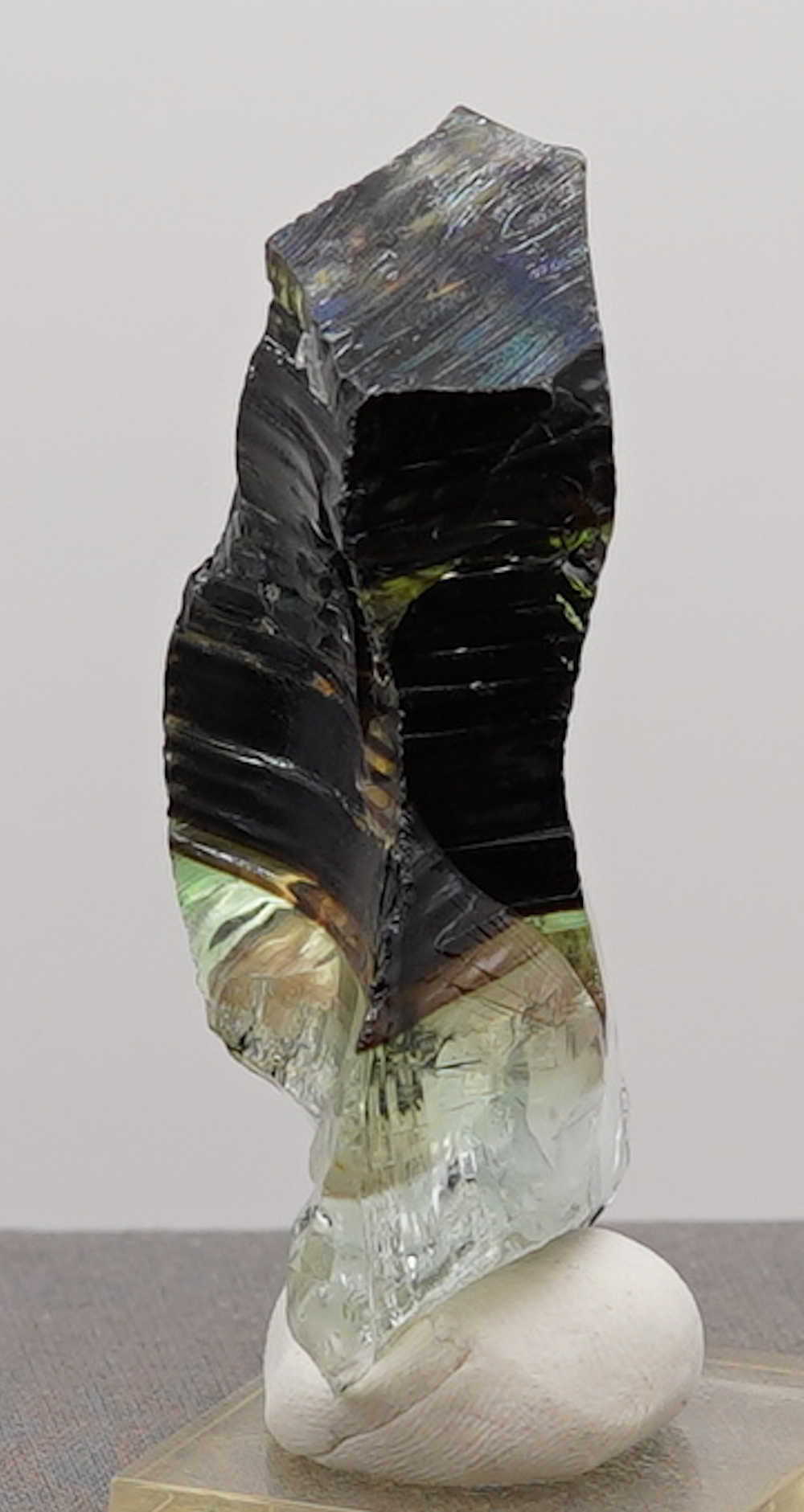 *Extremely Rare* Gem Multi Celestial Gold/Emerald/Ice/Earth Shaman Monatomic Andara Crystal 71.9 g. - Image 6