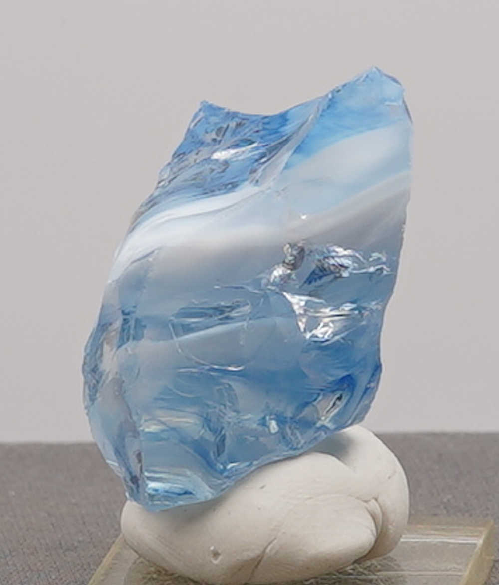 *Extremely Rare* Gem Banded Angel Aura Lady Nellie/Angel Aura Ice/Sapphire/Pastel Ice Monatomic Andara Crystal 39.6 g. - Image 7