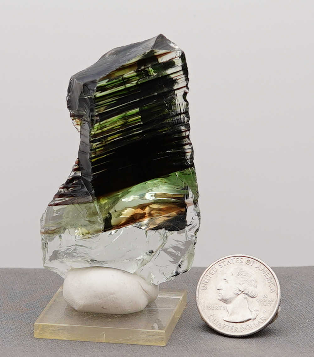 *Extremely Rare* Gem Multi Celestial Gold/Emerald/Ice/Earth Shaman Monatomic Andara Crystal 71.9 g. - Image 9