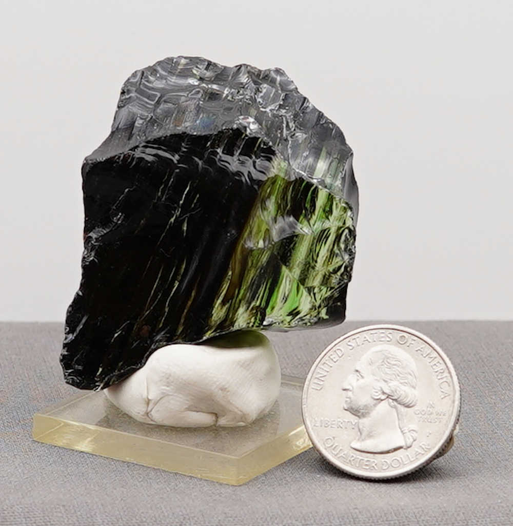 *Extremely Rare* Gem Multi Celestial Gold/Emerald/Ice/Earth Shaman Monatomic Andara Crystal 73.6 g. - Image 11