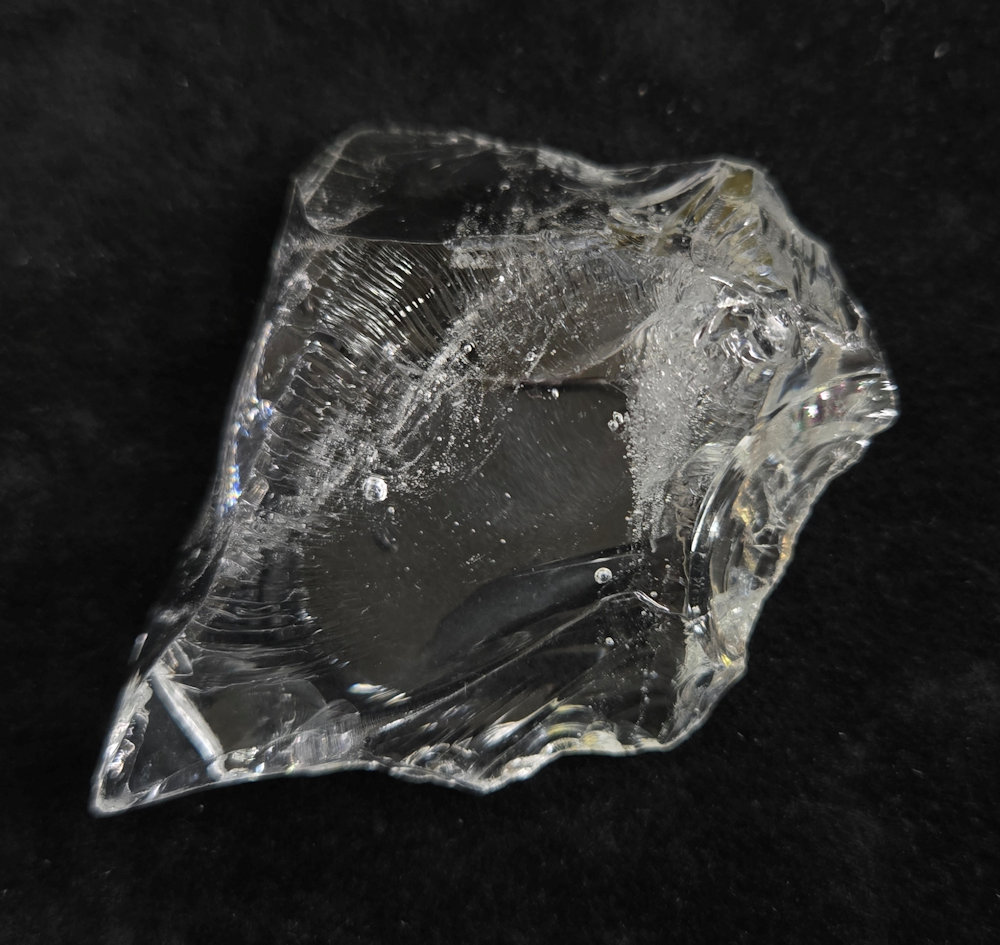 Gem Cosmic Ice with bubbles Monatomic Andara Crystal 48.3 g.