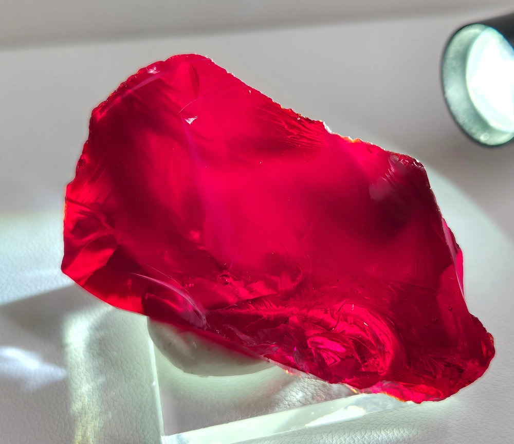 Rare Gem Angel Aura Scarlet Shift/Earth Shaman Monatomic Andara Crystal 31.2 g.