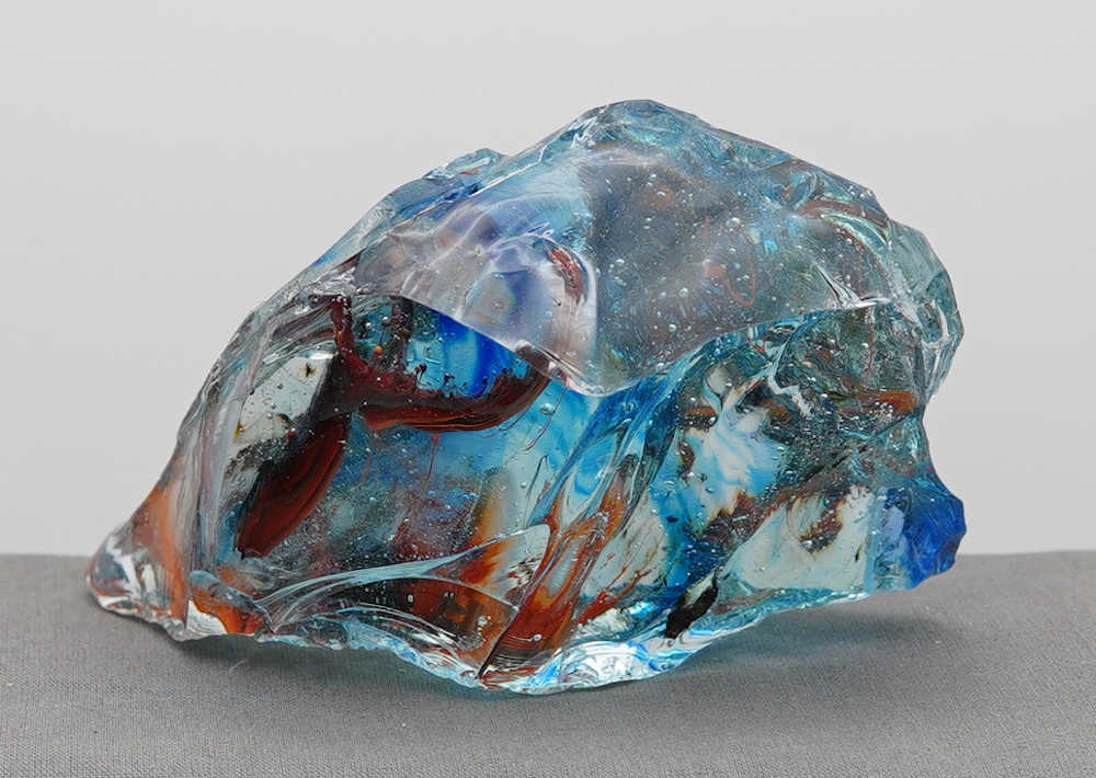 *One of a Kind* Gem Multi Cosmic Ice/Sapphire/Azure Elysium/Fire Opal/Sunrise/Earth Shaman "Heart" Monatomic Andara Crystal 524.0 g. - Image 12