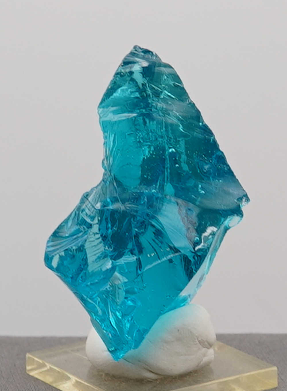 Rare Gem Electric Blue with bubbles Monatomic Andara Crystal 53.1 g. - Image 6